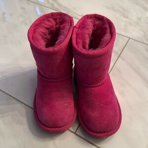 Pink Ugg Classic Kids Boot